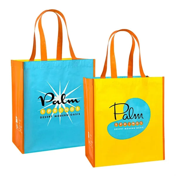 Eco-Chic & Eye-Popping! Full-Color Laminated RPET Tote Bag
