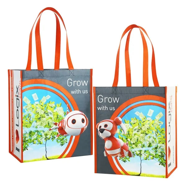 Eco-Chic & Eye-Popping! Full-Color Laminated RPET Tote Bag