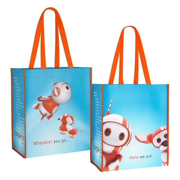 Eco-Chic & Eye-Popping! Full-Color Laminated RPET Tote Bag