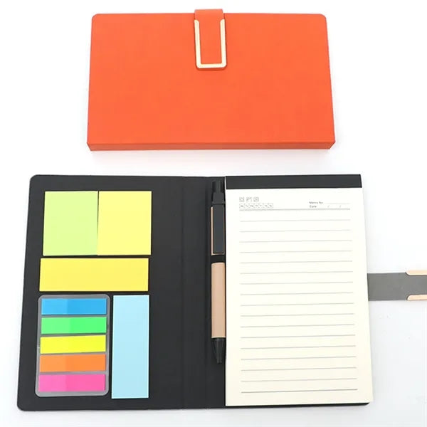 All in One Notebook with 3 Sizes Built in Sticky Note