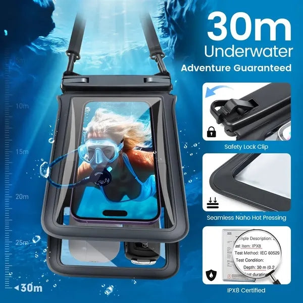Large Capacity Waterproof Phone Pouch