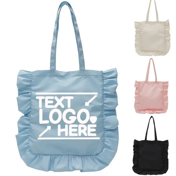 Vintage Women Tote Bags French Style Ruffles