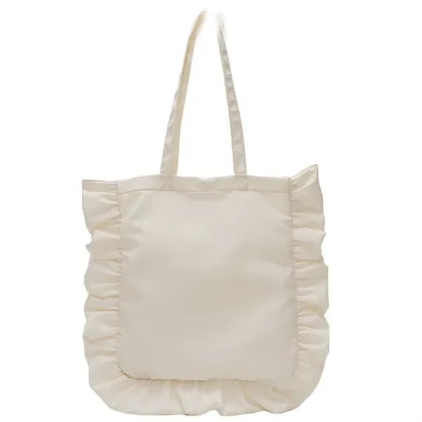 Vintage Women Tote Bags French Style Ruffles