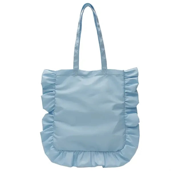Vintage Women Tote Bags French Style Ruffles