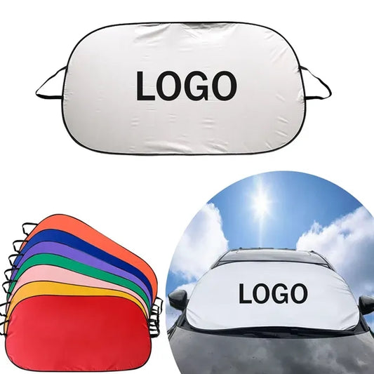 Car Windshield Sun Shade with Custom Ad Space