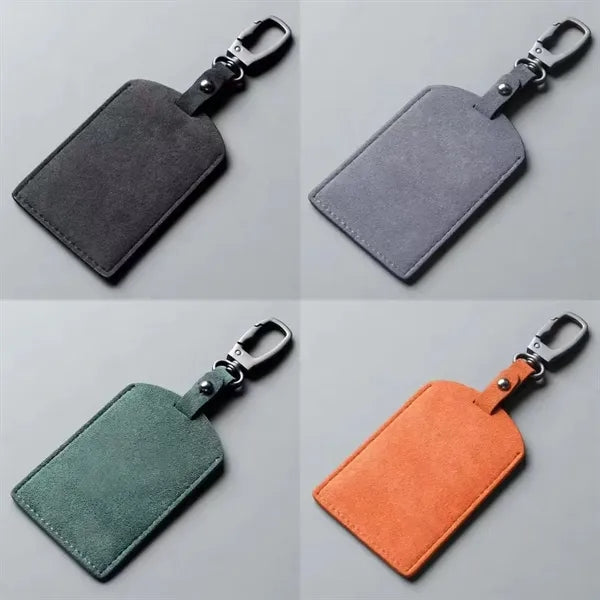 Premium Suede Leather Car Key Cover