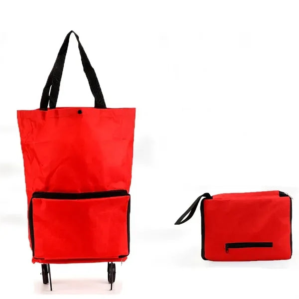 Oxford Cloth Foldable Shopping Cart