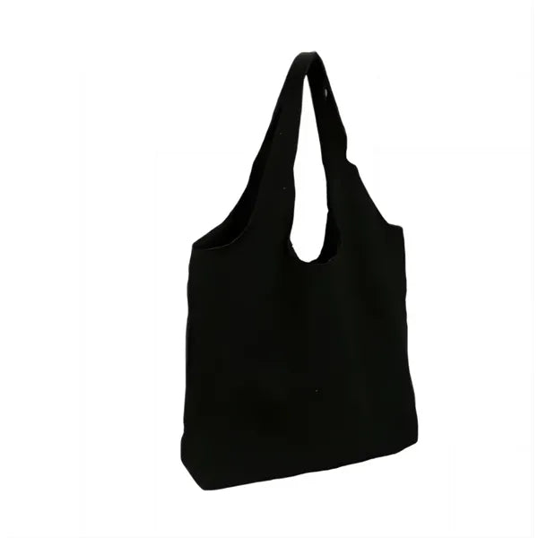 Simple solid color large capacity canvas vest bag