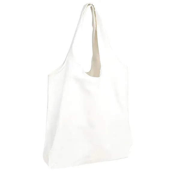 Simple solid color large capacity canvas vest bag