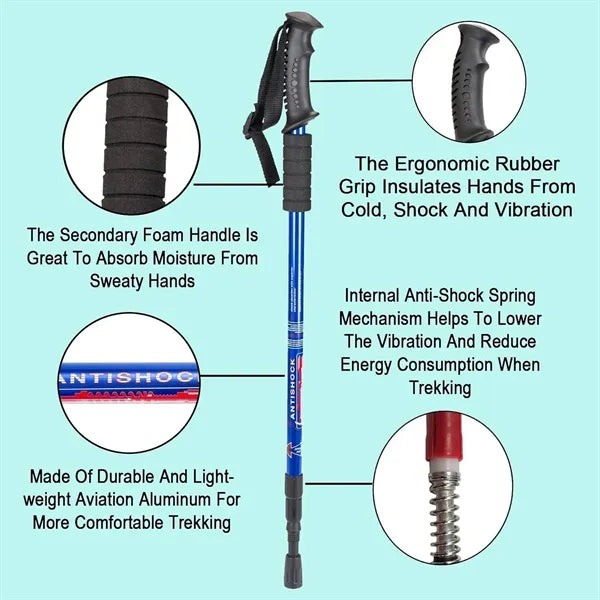 Aluminum Foldable Hiking Pole