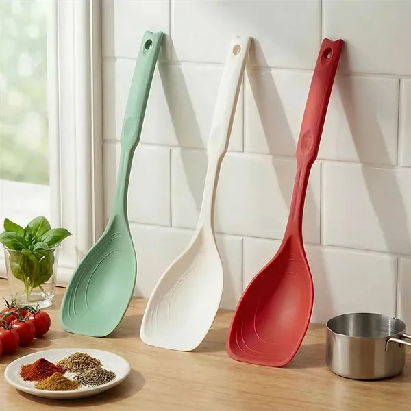 Food Grade Silicone Deep Spoons with Measure Marks