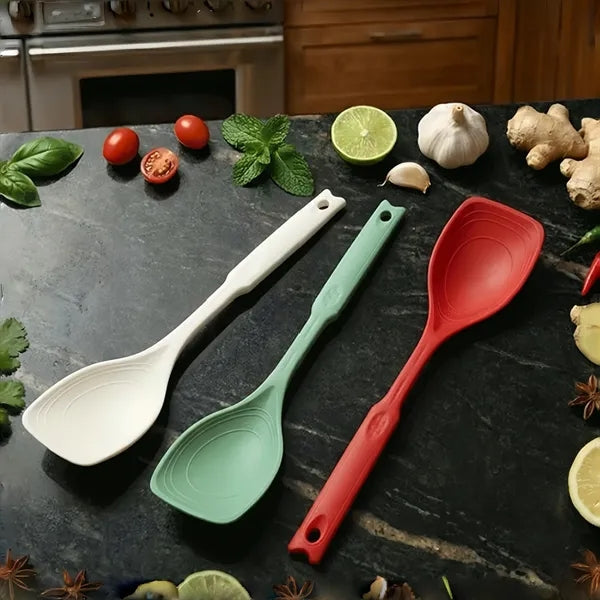 Food Grade Silicone Deep Spoons with Measure Marks