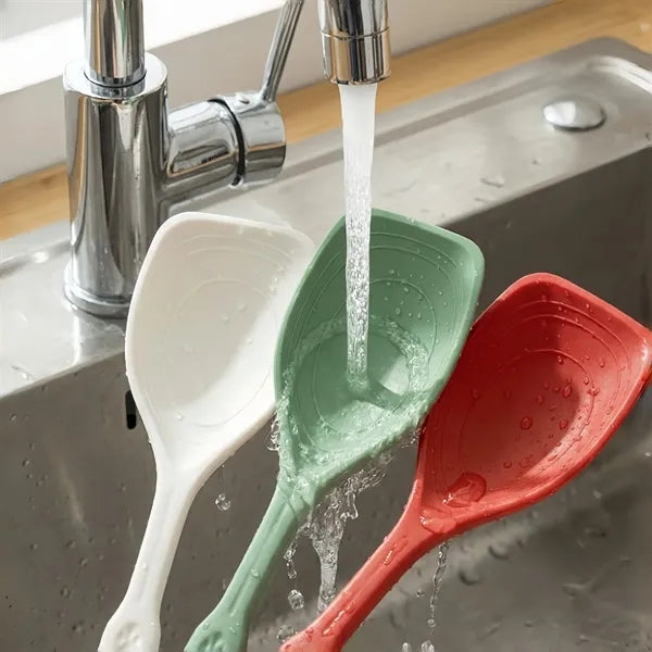 Food Grade Silicone Deep Spoons with Measure Marks