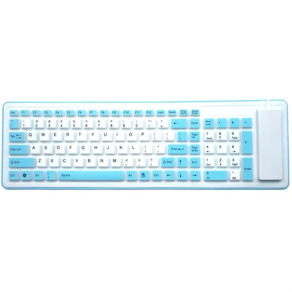 Foldable Waterproof And Dustproof Silicone Keyboard