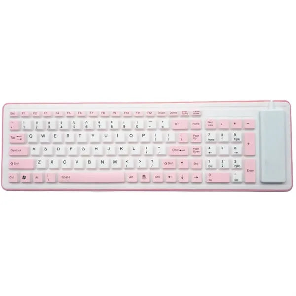 Foldable Waterproof And Dustproof Silicone Keyboard