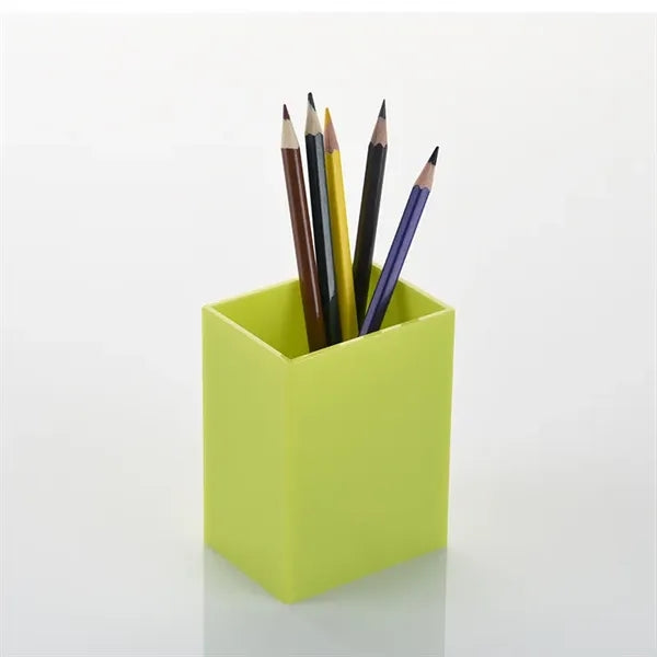 Plastic Pencil Pen Holder Cup