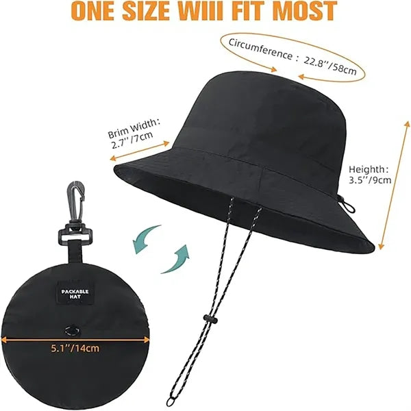 Outdoor Quick Dry Packable Bucket Hat
