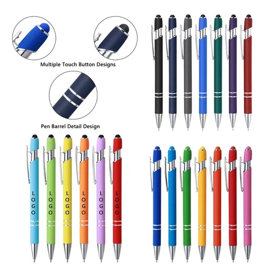 Multifunctional Metal Push-Button Ballpoint Pen