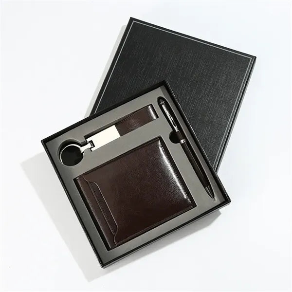 Business Card Holder Pen Set Keychain Wallet Corporate Gift