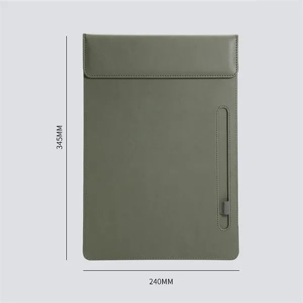 A4 Leather Magnetic Clipboard