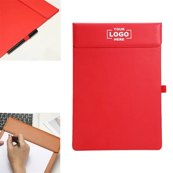 Magnetic Leather Clipboard