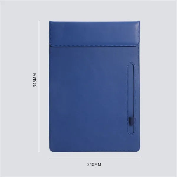 A4 Leather Magnetic Clipboard