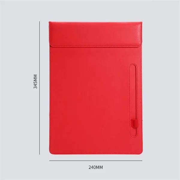 A4 Leather Magnetic Clipboard
