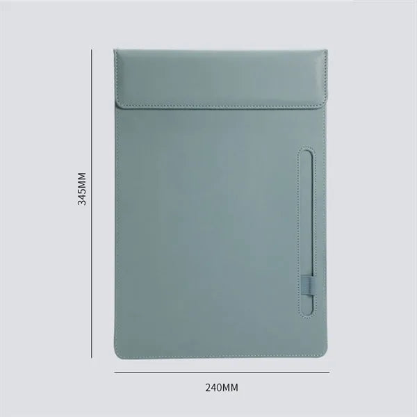 A4 Leather Magnetic Clipboard