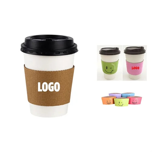 Customed Paper Coffee Cup Sleeves
