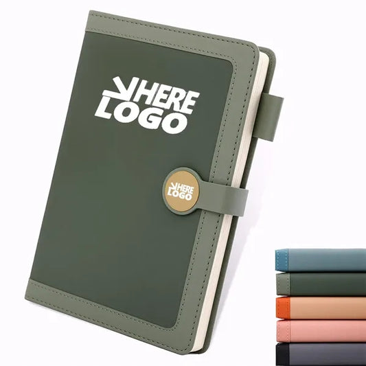 A5 PU Leather Magnetic Notebook