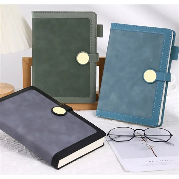 A5 PU Leather Magnetic Notebook