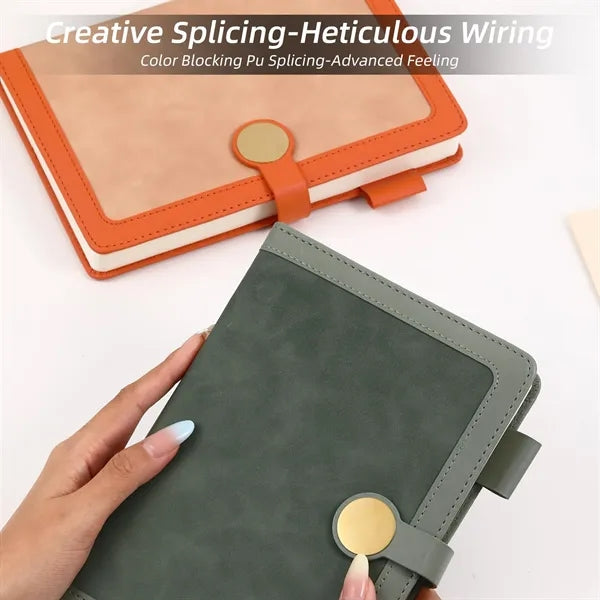 A5 PU Leather Magnetic Notebook