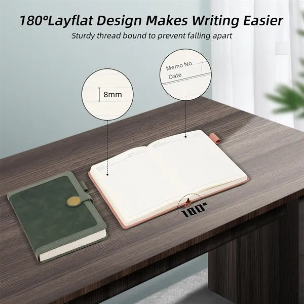 A5 PU Leather Magnetic Notebook