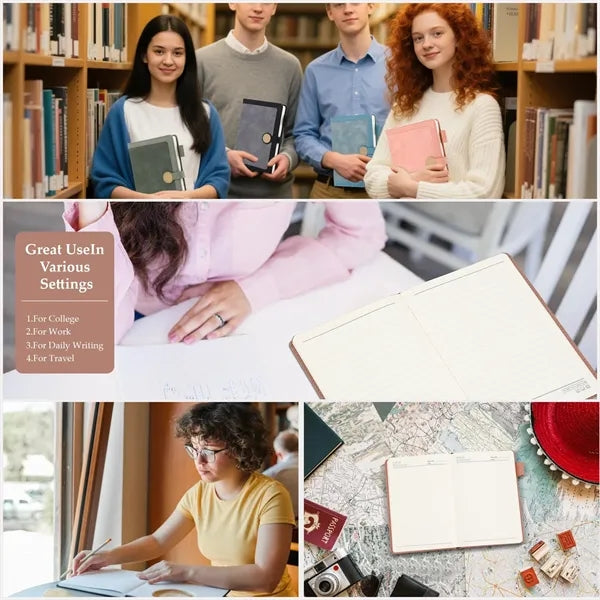 A5 PU Leather Magnetic Notebook