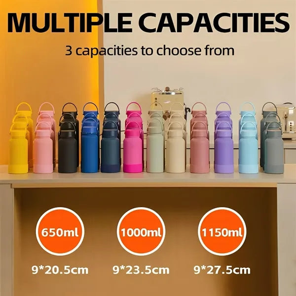 Premium Double-Wall Wide Mouth Insulated Water Bottle