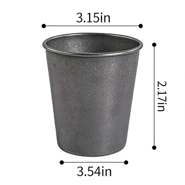 Vintage Matte Finish Stainless Steel Cup