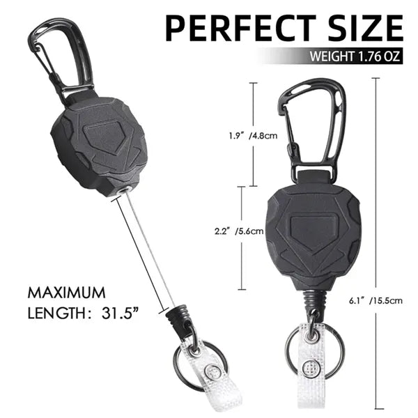 Heavy Duty Retractable Keychain