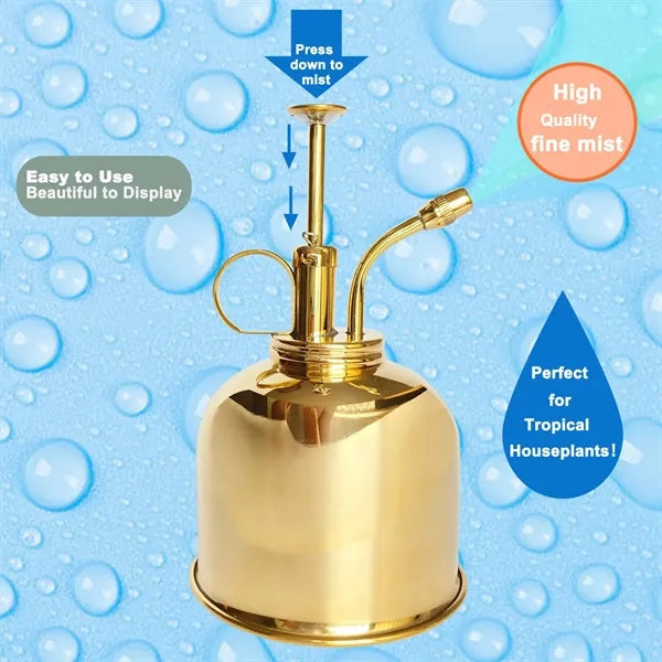 Stainless Steel Plant Mister Spray Bottle For Garden