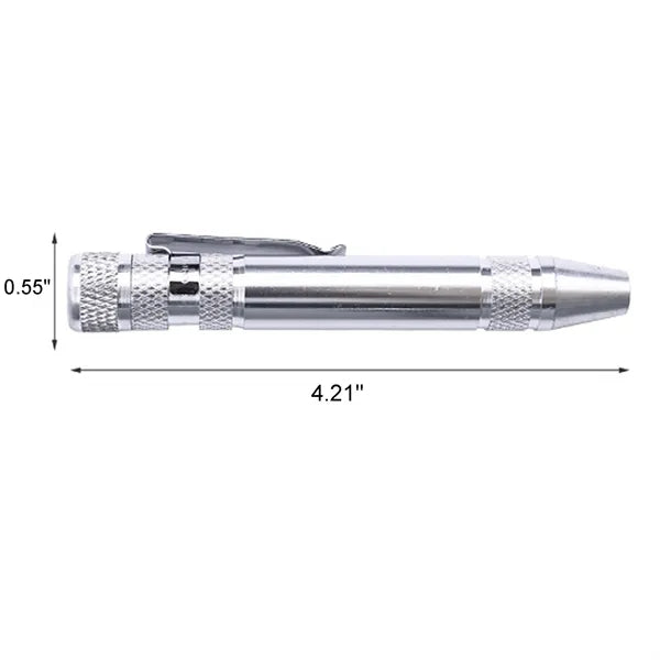 8-In-1 Aluminum Pen Style Multi-Tool Kit