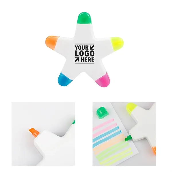Star Shape Fluorescent Pens