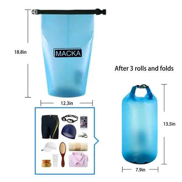 Clear PVC Waterproof Bucket Bag