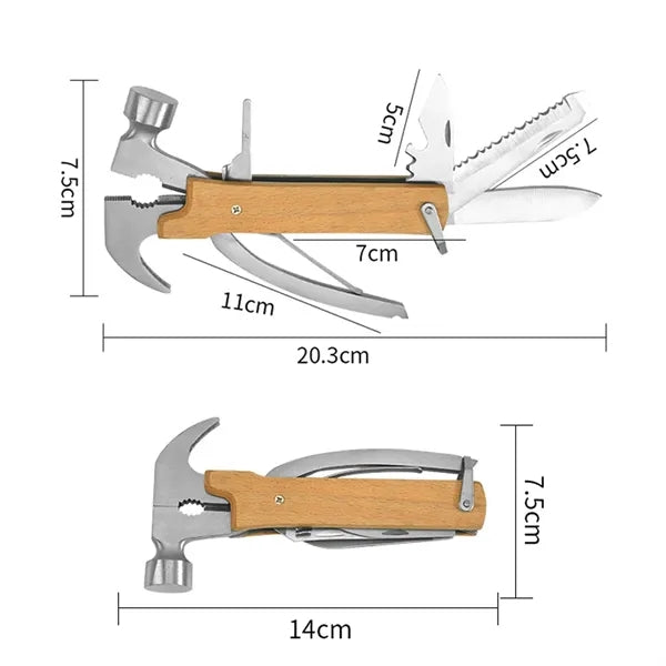 12-In-1 Multi-Functional Wood Hammer