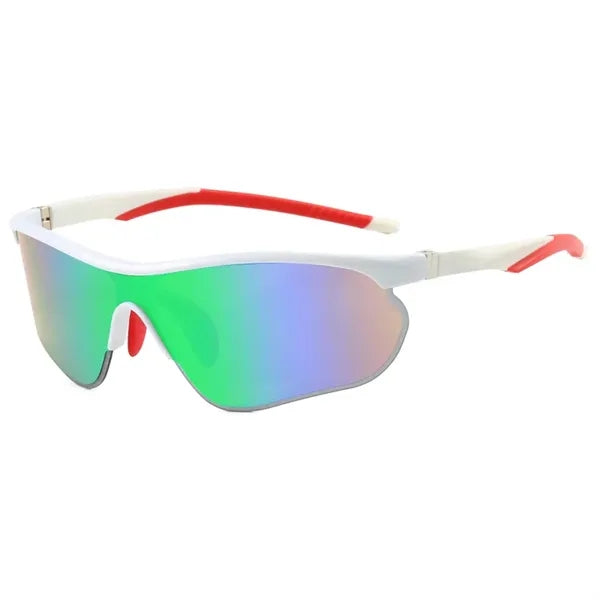Logo UV400 Sunglasses Lightweight Half Frame Sports