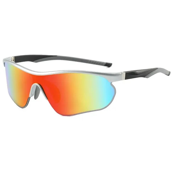 Logo UV400 Sunglasses Lightweight Half Frame Sports