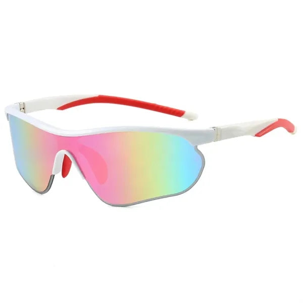 Logo UV400 Sunglasses Lightweight Half Frame Sports