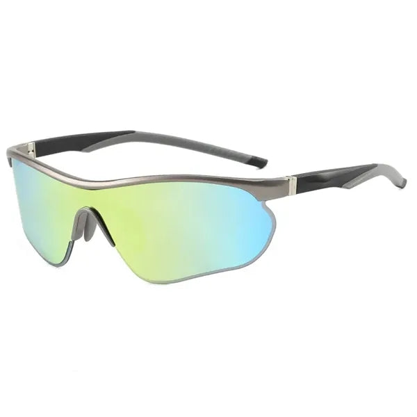 Logo UV400 Sunglasses Lightweight Half Frame Sports