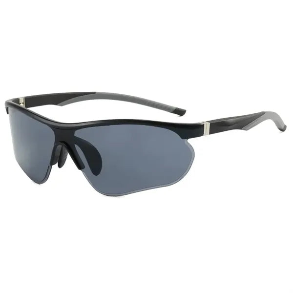 Logo UV400 Sunglasses Lightweight Half Frame Sports