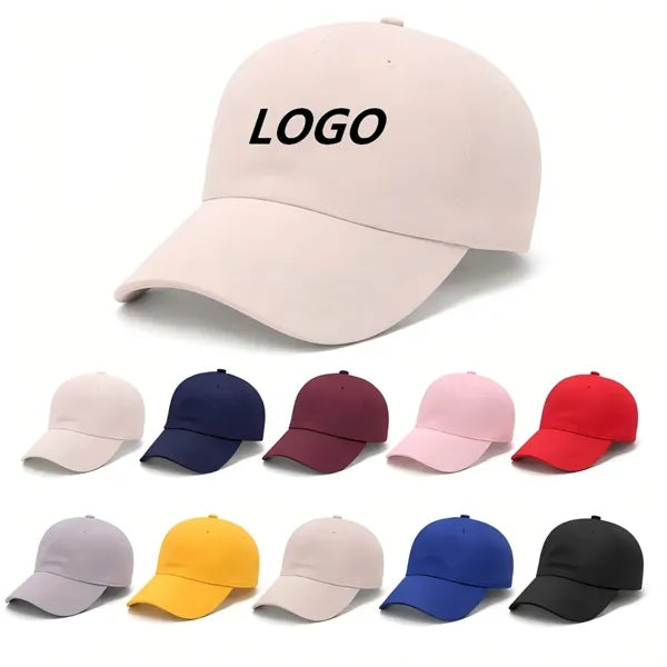 Cotton Advertising Cap, Embroidered Group Travel Blank Baseb