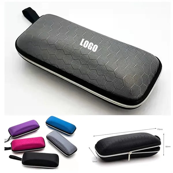 Portable Zipper Eyeglasses Case