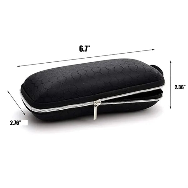 Portable Zipper Eyeglasses Case